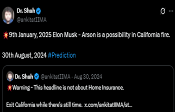 Media reflection tweet