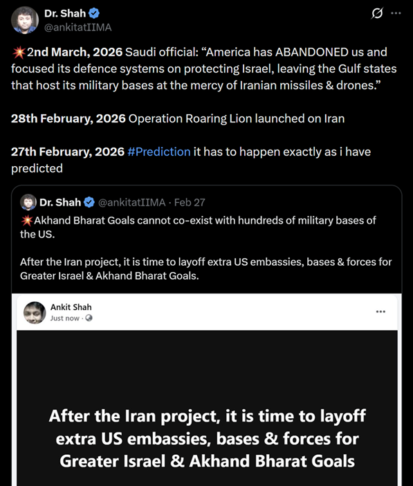 Akhand Bharat & Greater Israel Prediction