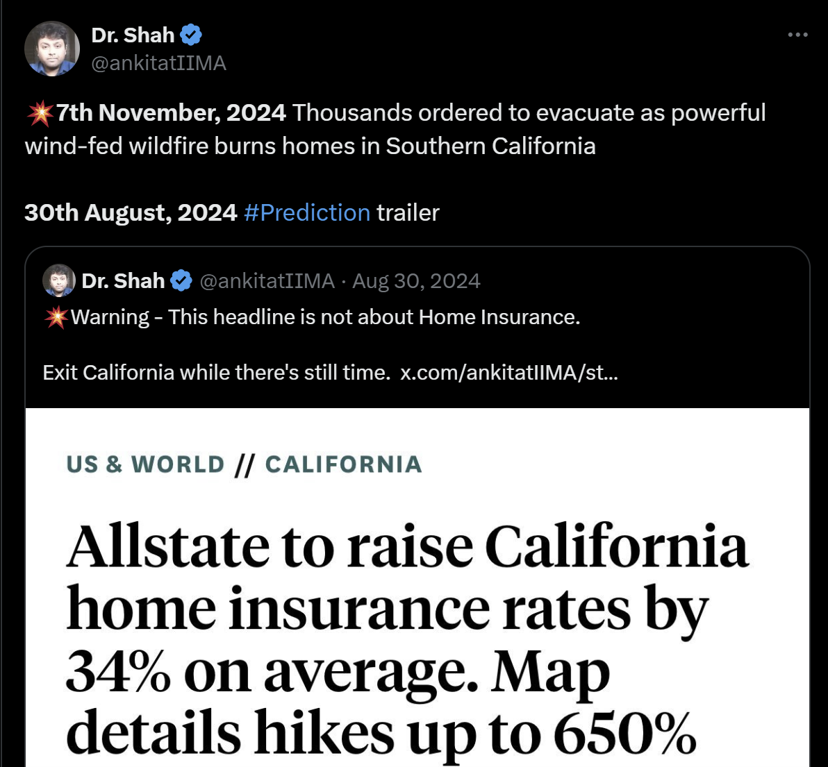 California Fire Escalation Patterns