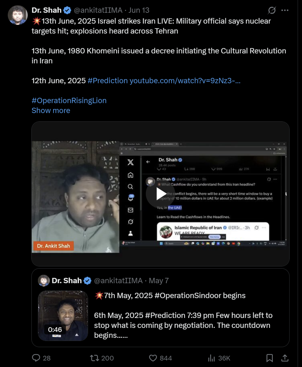 Iran-Israel Escalation Patterns