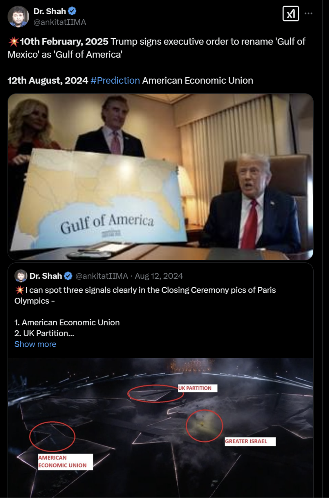 Panama & Gulf of America Initial Prediction