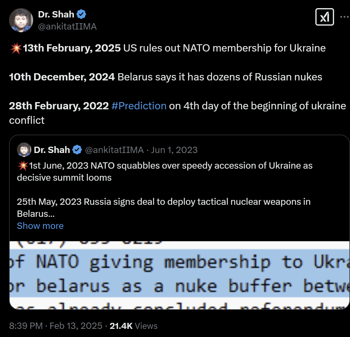 Russia-Ukraine Conflict Escalation Patterns